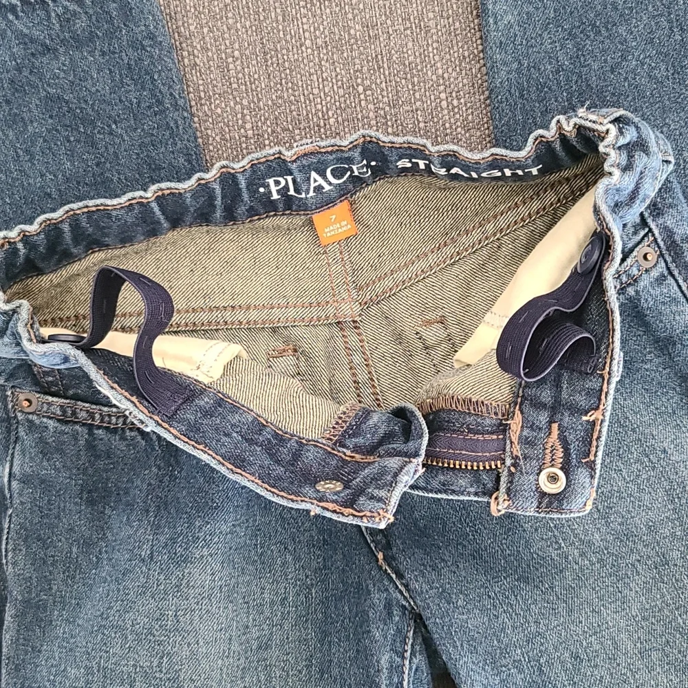 THE CHILDRENS PLACE TCP Straight Leg Jeans Boys Size 7 Medium Wash